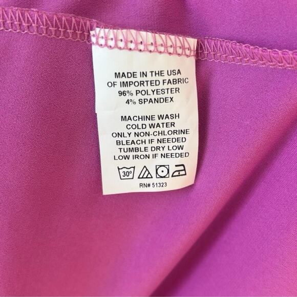 Vince Camuto Orchid Pink Split Back V-Neck Tank Top Blouse NWT M - Picture 5 of 5